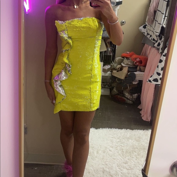 H:ours Nala Ruffle Mini Dress - Picture 4 of 4